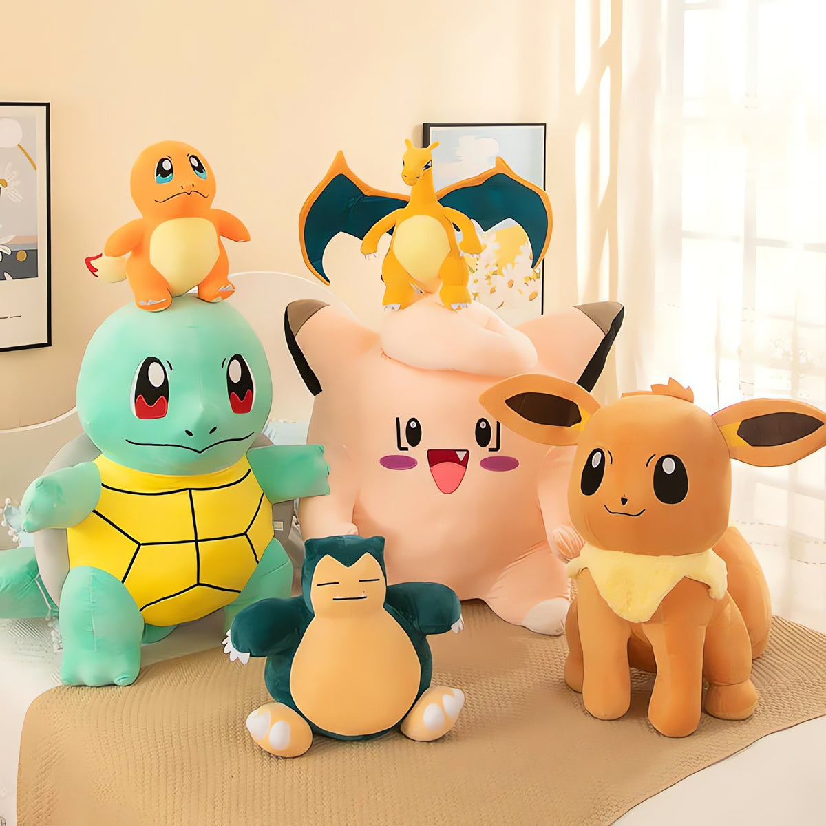 Large Pokémon plush toys, 25cm and 40cm – photo 2