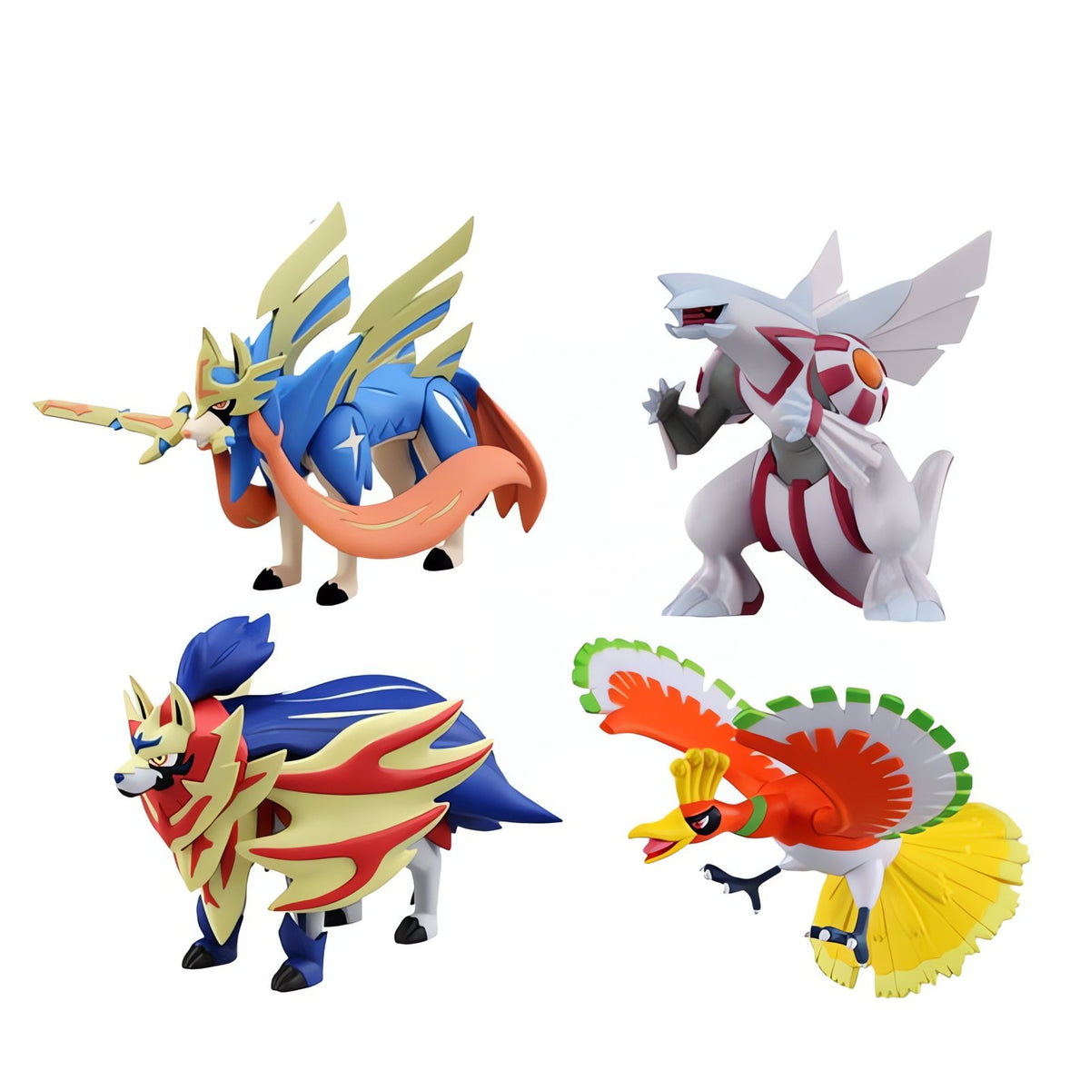 Legendary Pokémon figures in blister boxes