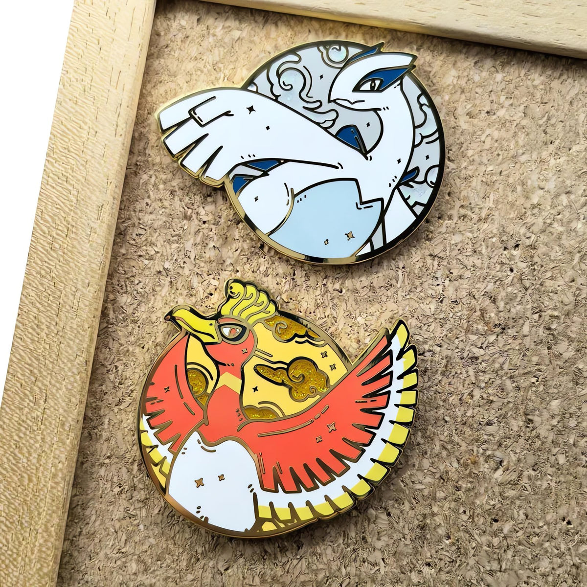 Lugia and Ho-Oh pin badges – photo 2