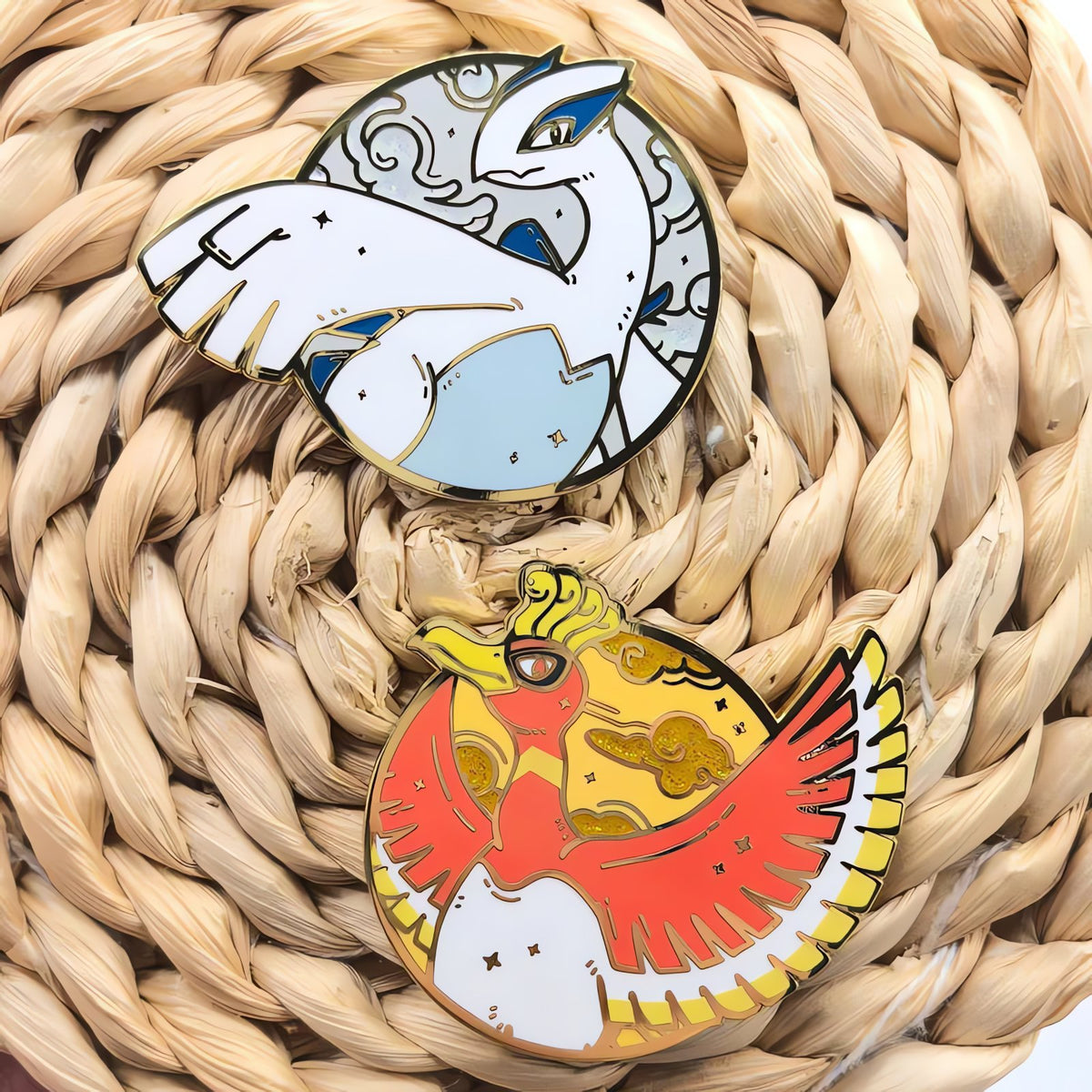 Lugia and Ho-Oh pin badges – photo 3