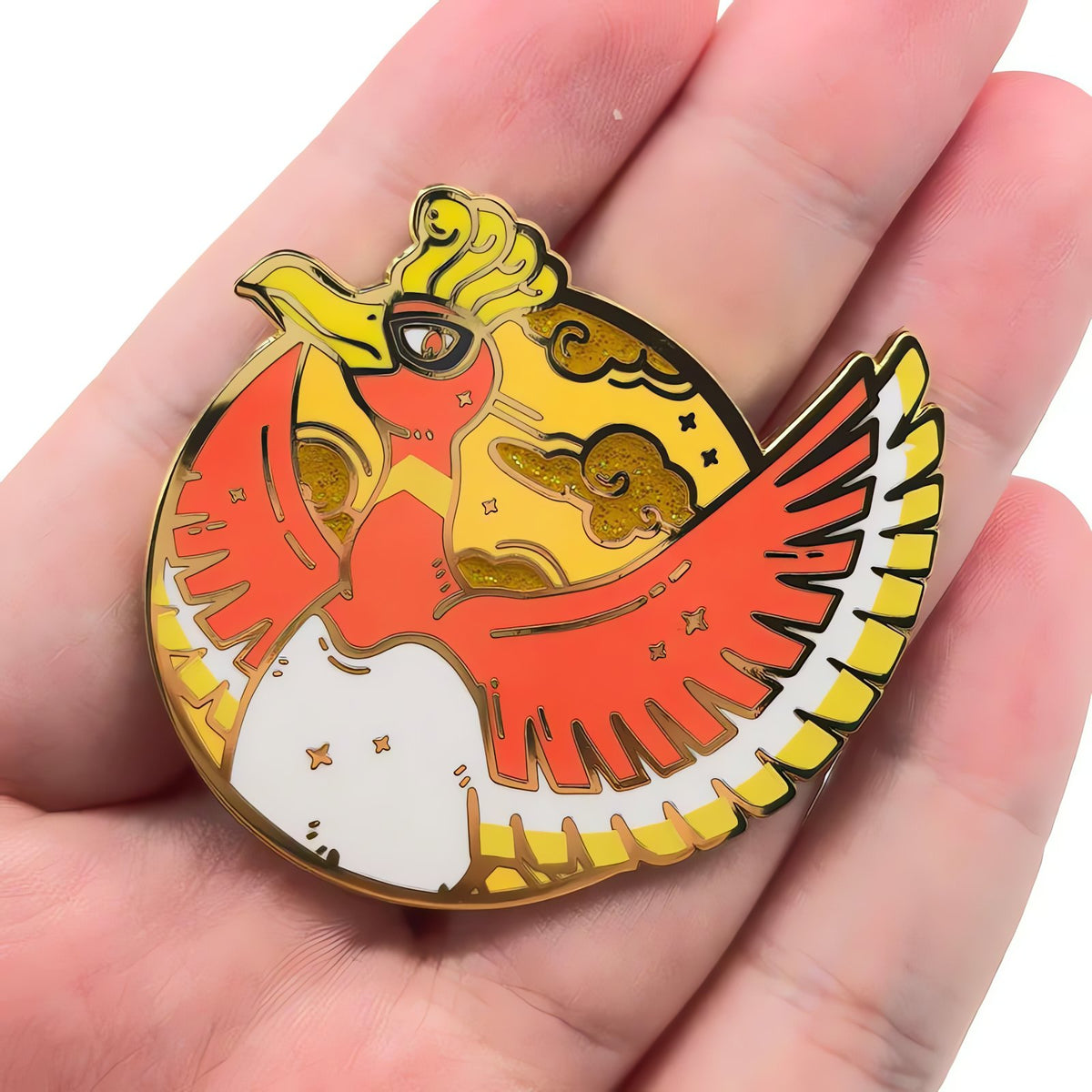 Lugia and Ho-Oh pin badges – Ho-Oh