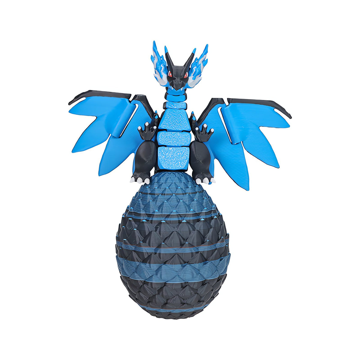 Mega Charizard X figure with egg