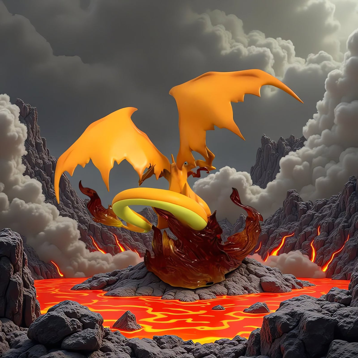 Mega Charizard Y collectable figure, 20cm – photo 3