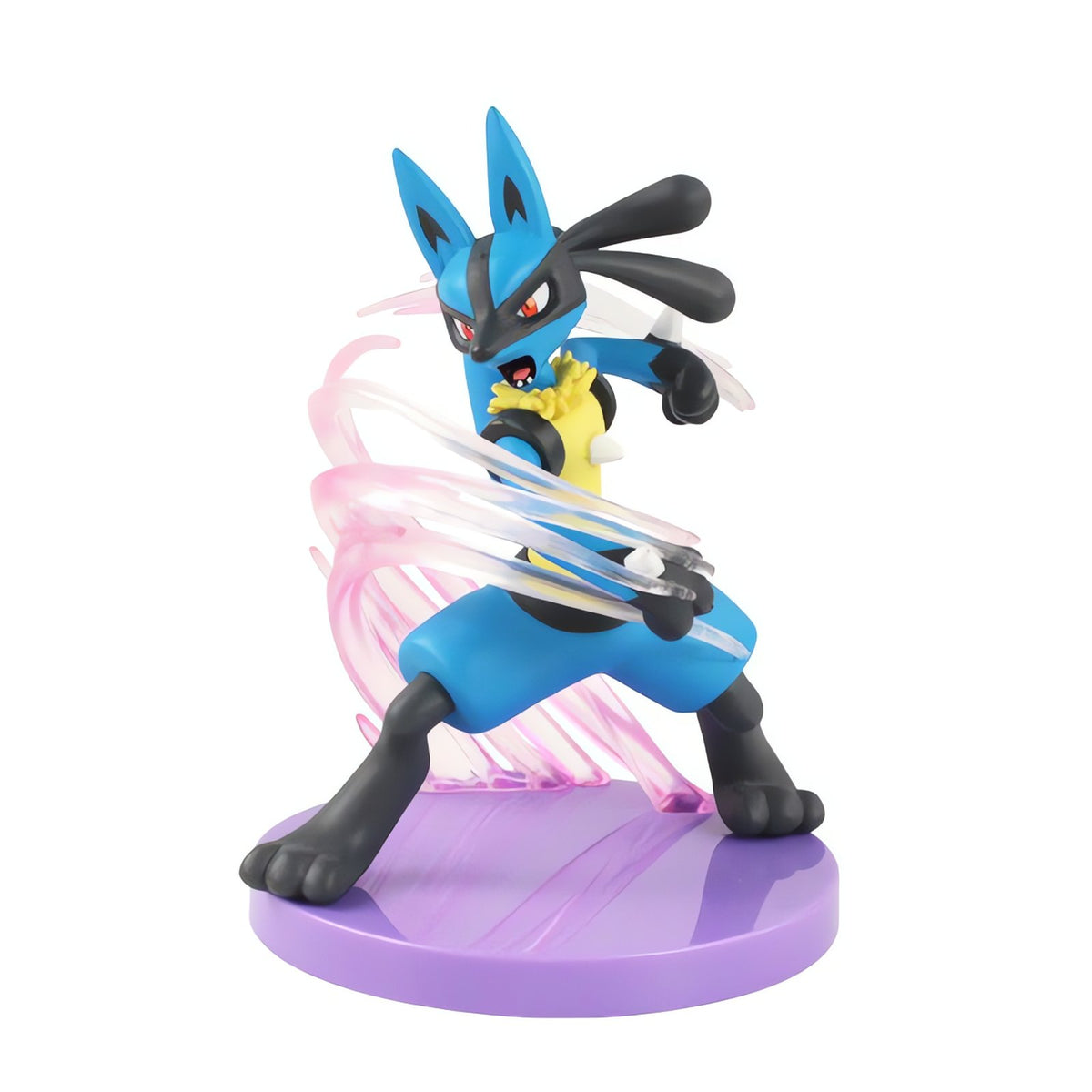 Mega Lucario figure with aura effect