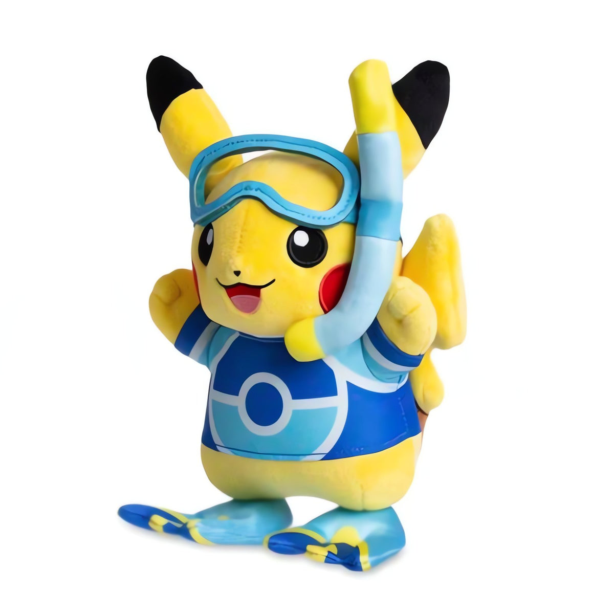 Meowth plush toy in Pikachu diver cosplay – photo 2