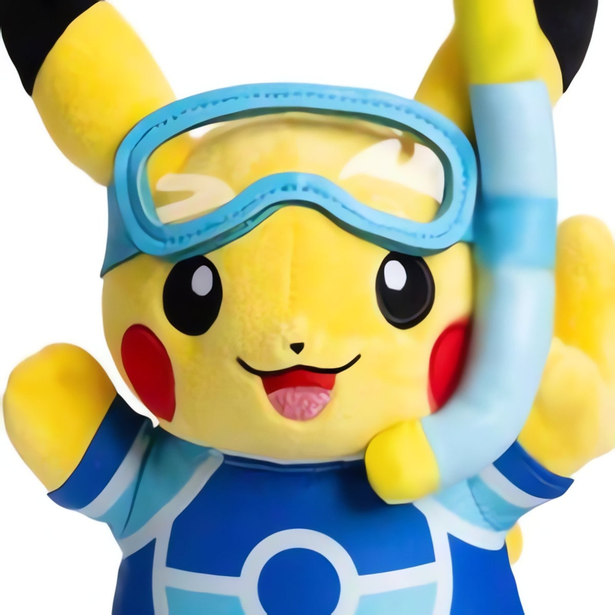 Meowth plush toy in Pikachu diver cosplay – photo 5