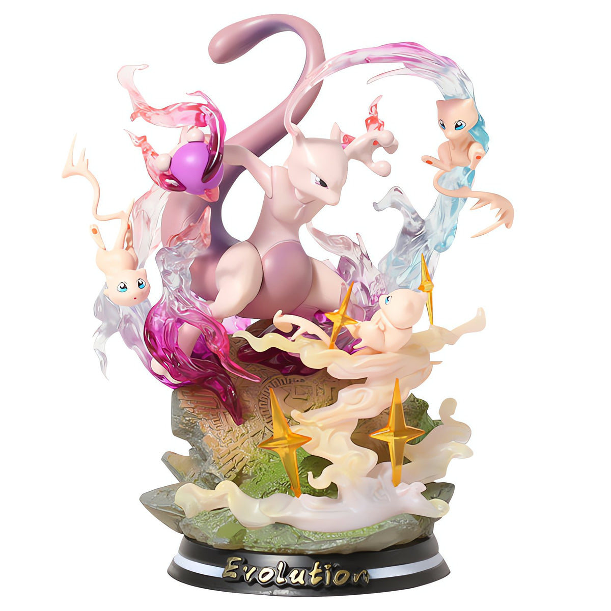 Mewtwo and Mew evolution statue, 23-24cm – photo 2