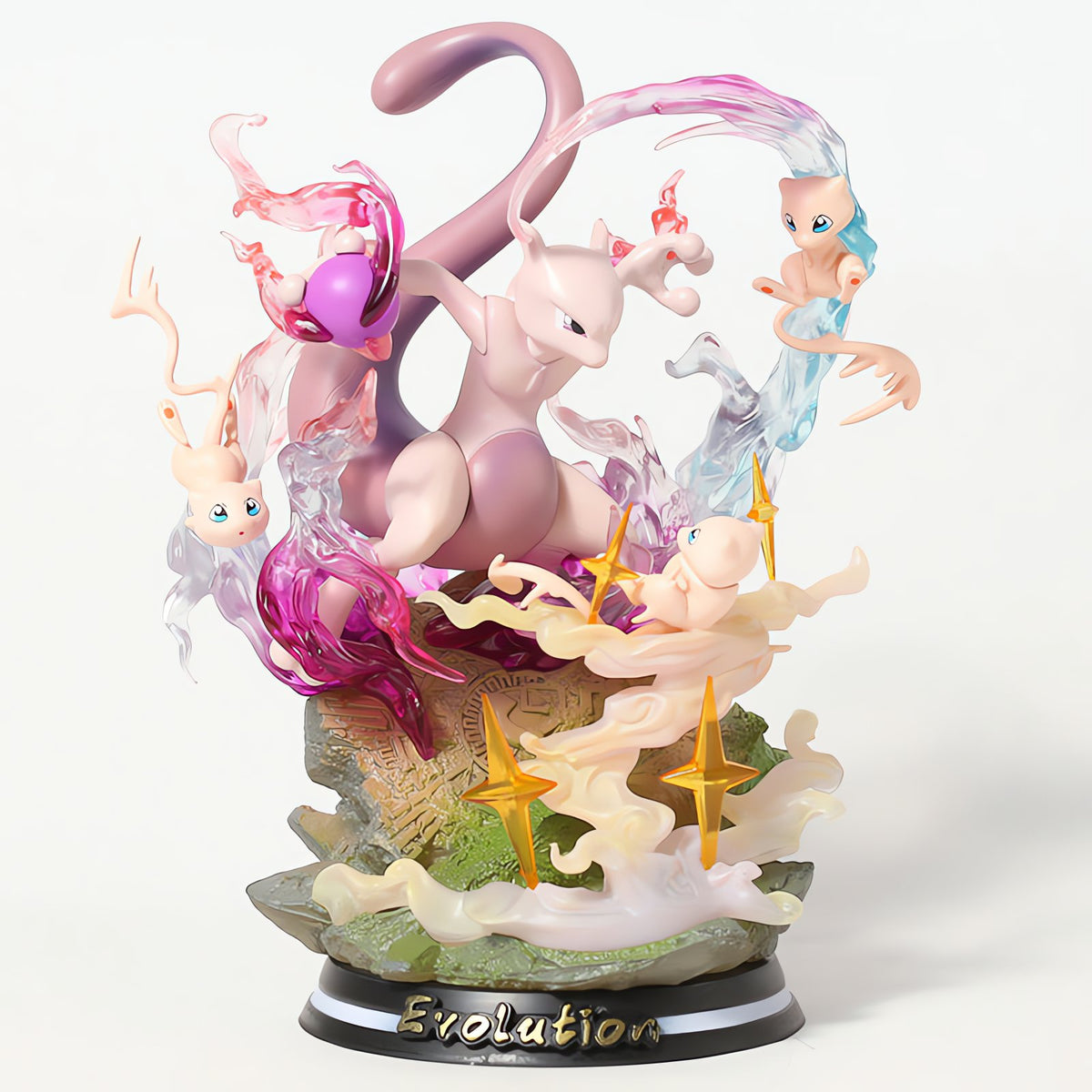 Mewtwo and Mew evolution statue, 23-24cm – photo 4
