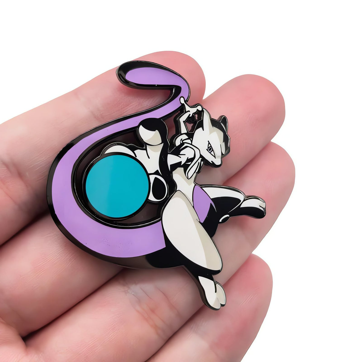 Mewtwo pin badge, 5cm – photo 2