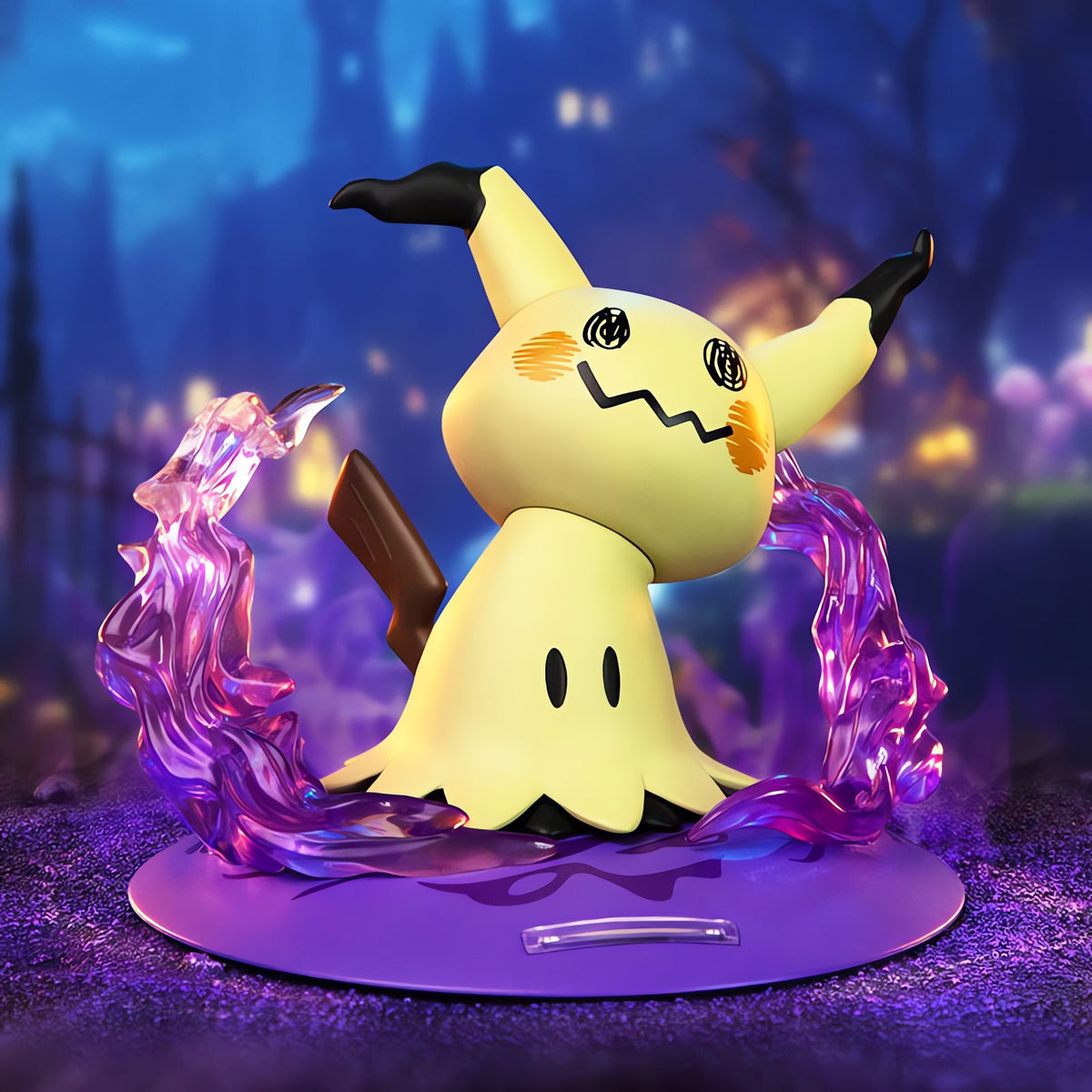 Mimikyu Pokémon figure with purple shadow effects – photo 2