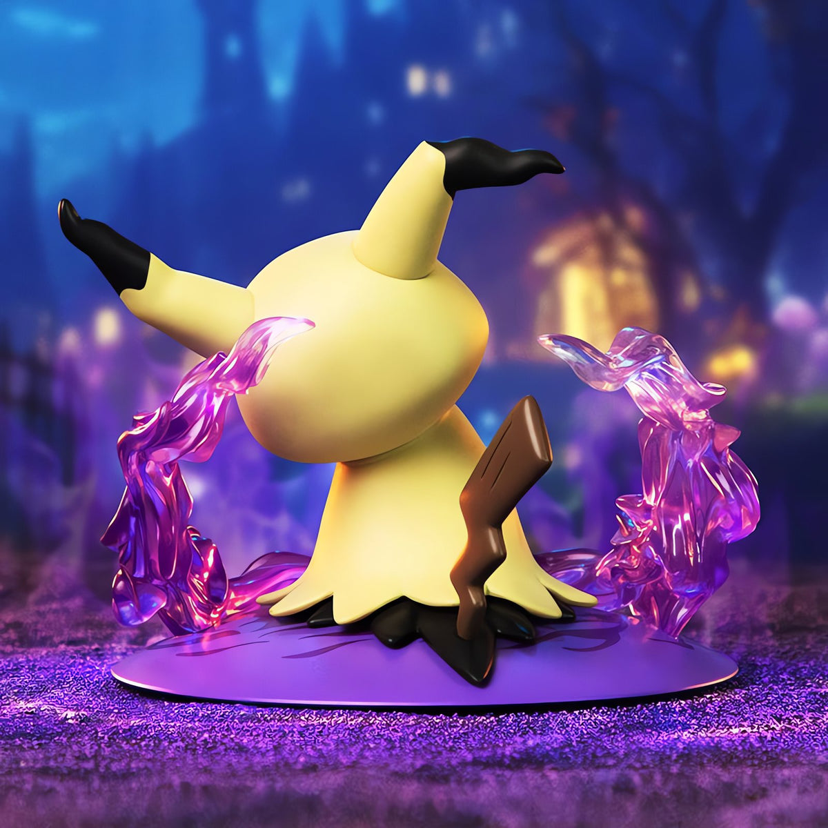 Mimikyu Pokémon figure with purple shadow effects – photo 3