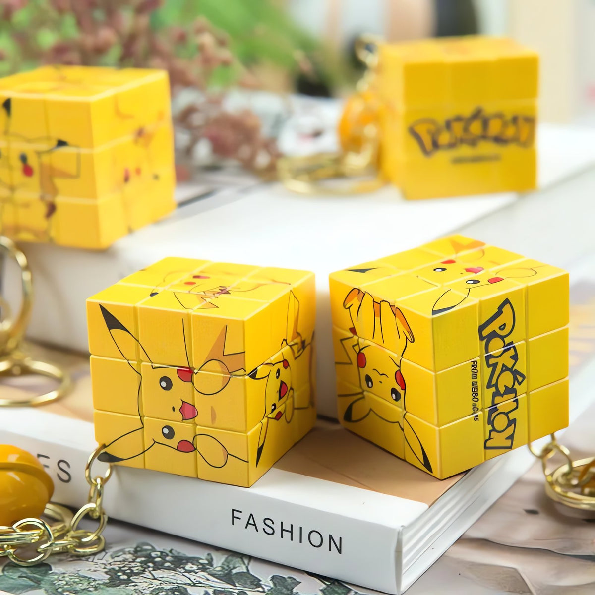 Mini Pikachu cube keyring – photo 6