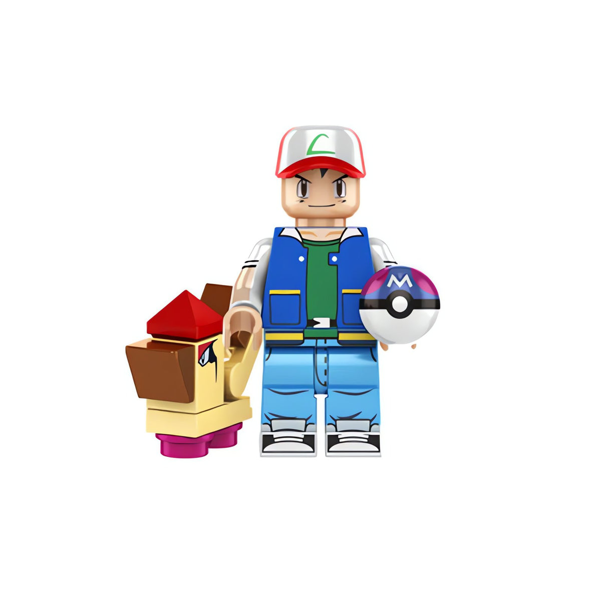 Mini trainer figure with Pokémon and Poké Ball – Pokémon 6