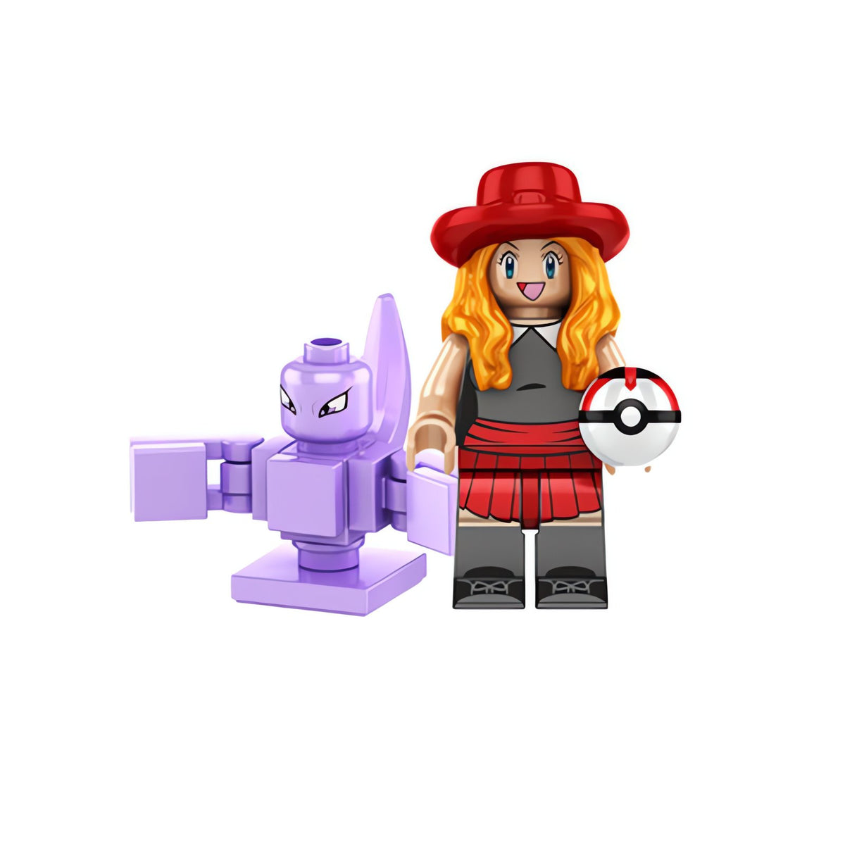 Mini trainer figure with Pokémon and Poké Ball – Pokémon 8