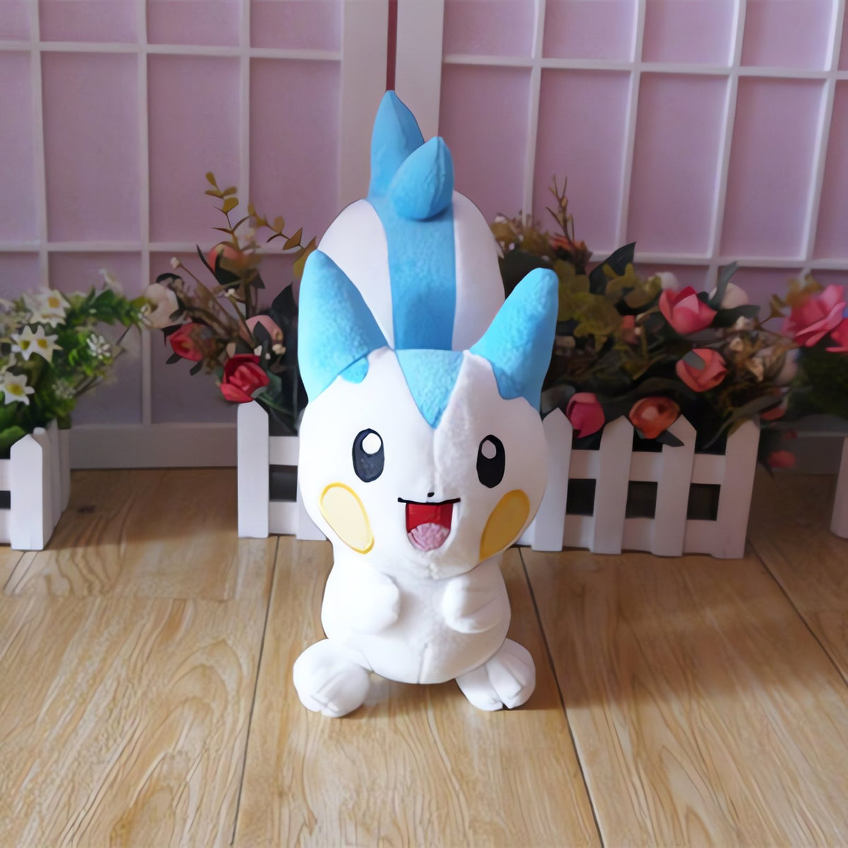Pachirisu plush toy, 30cm – Pachirisu, Mouth Open
