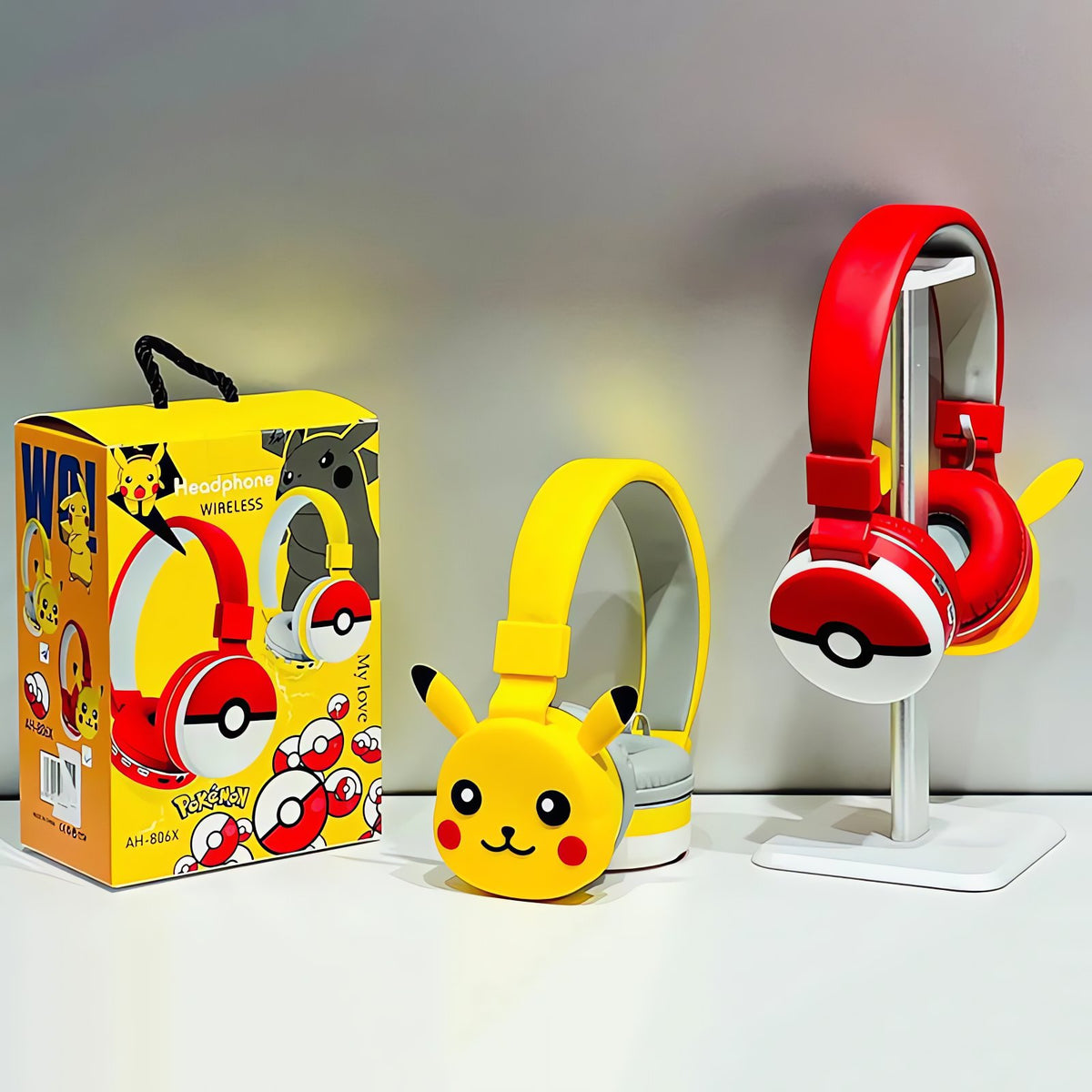 Pikachu 3D Bluetooth headphones for kids – photo 5