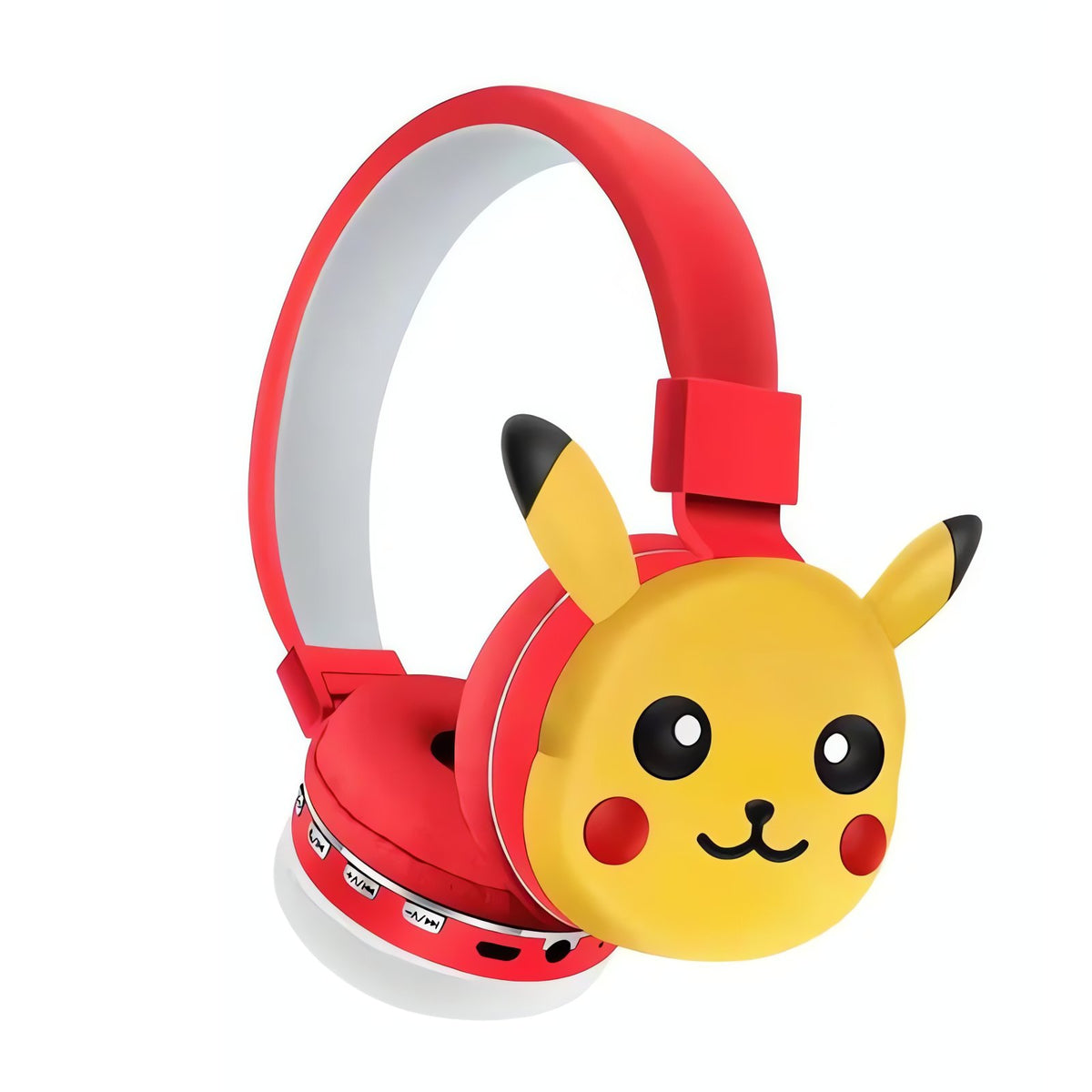 Pikachu 3D Bluetooth headphones for kids – Red