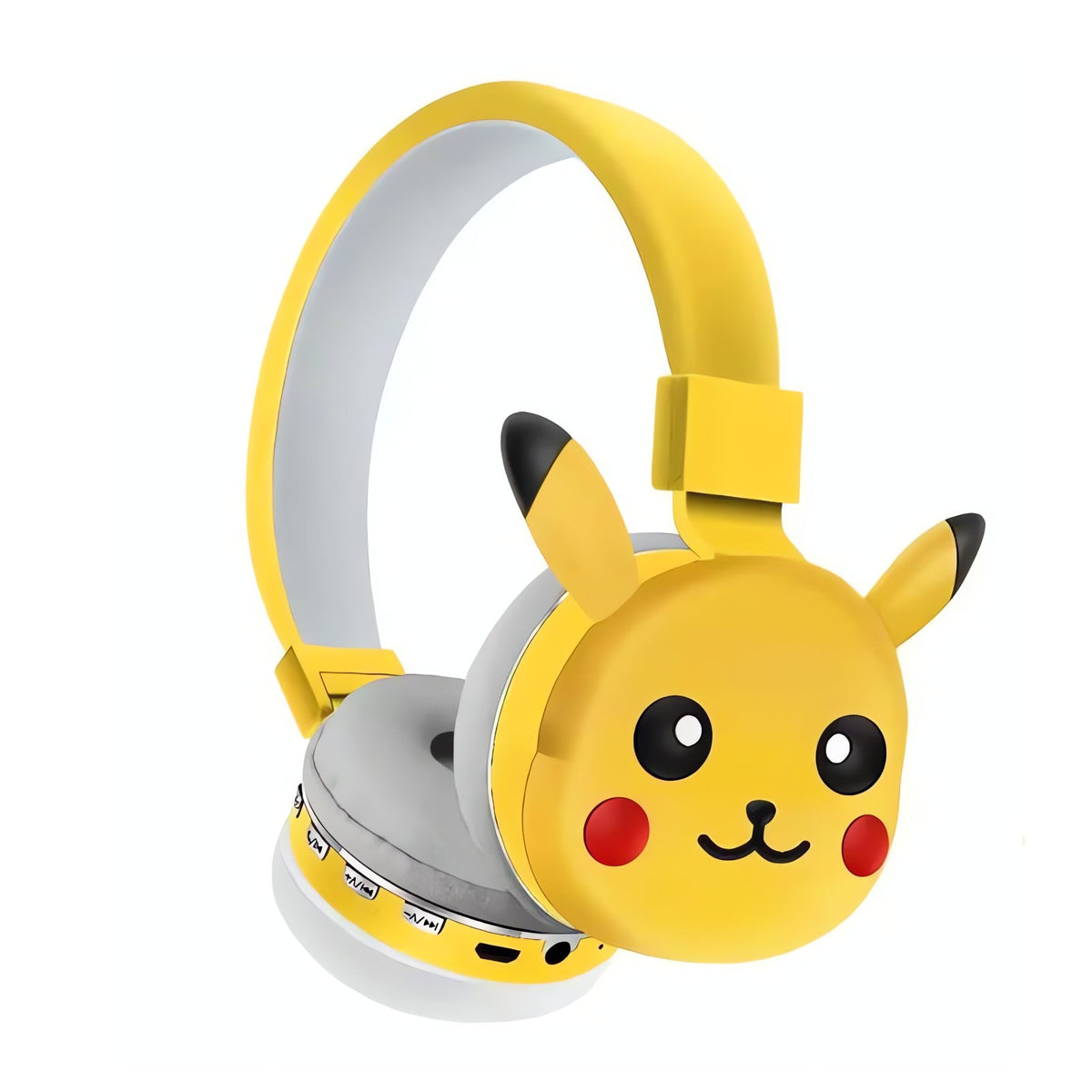 Pikachu 3D Bluetooth headphones for kids – Yellow