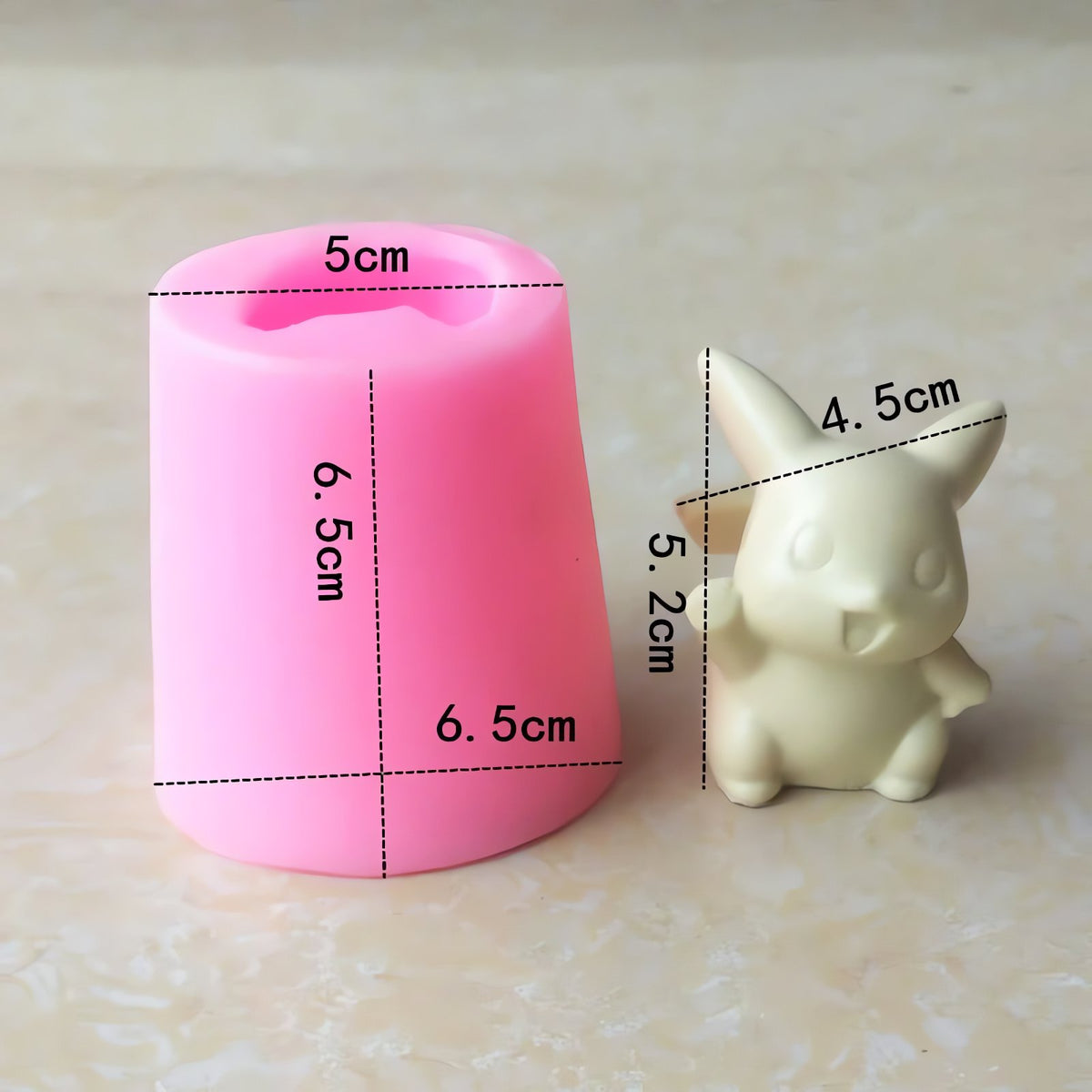 3D Pikachu silicone mould – photo 5