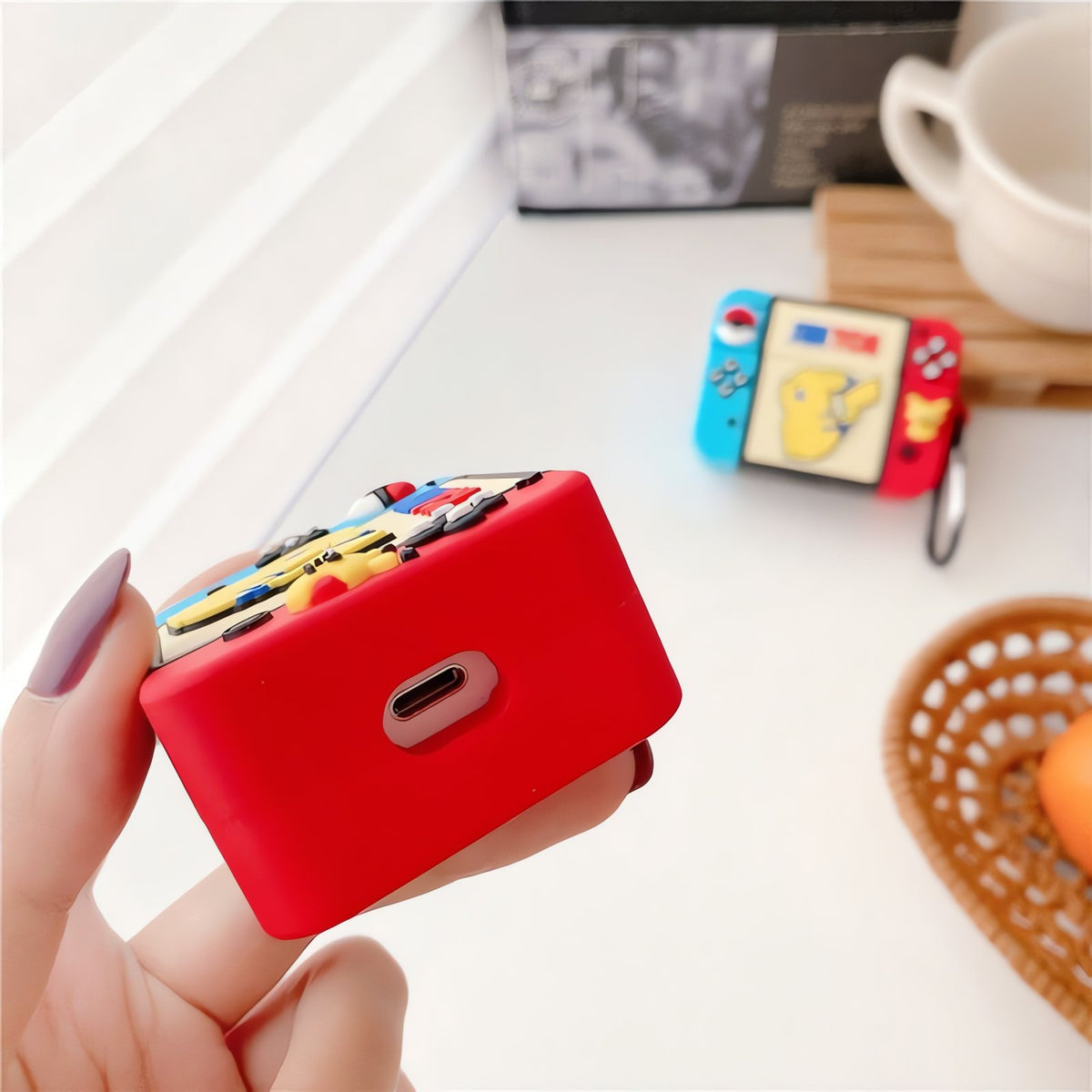 Switch-style Pikachu AirPods case – photo 4