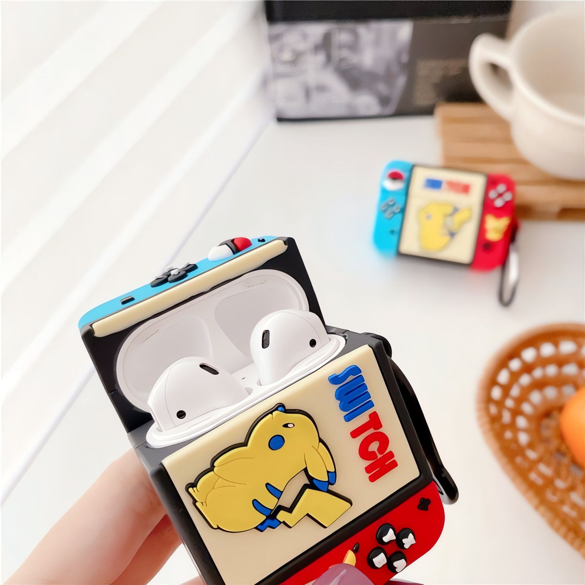 Switch-style Pikachu AirPods case – photo 5