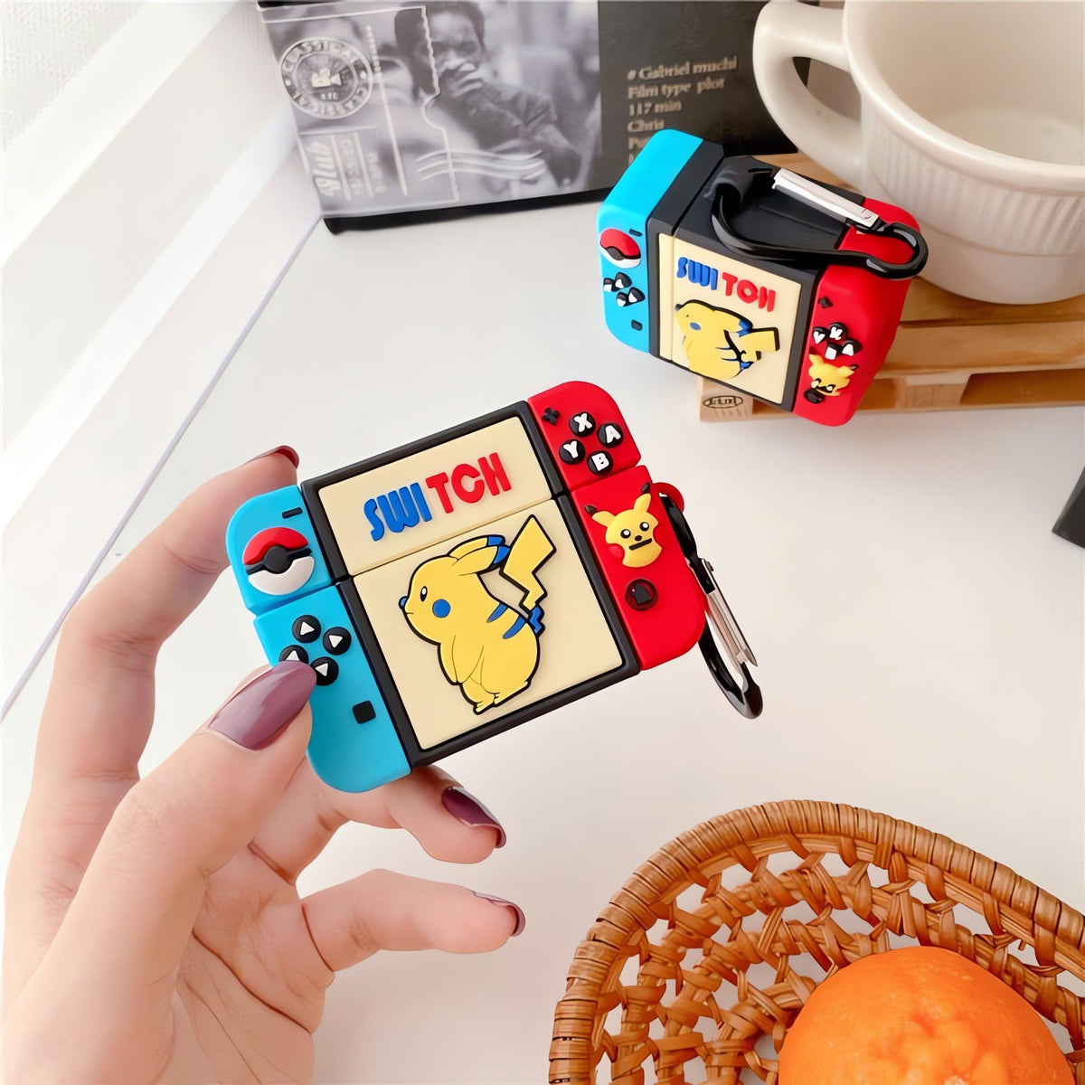 Switch-style Pikachu AirPods case – photo 7