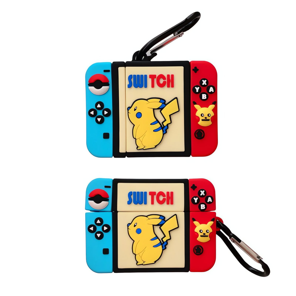Switch-style Pikachu AirPods case