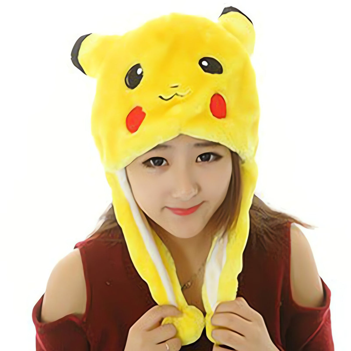 Yellow Pikachu aviator hat