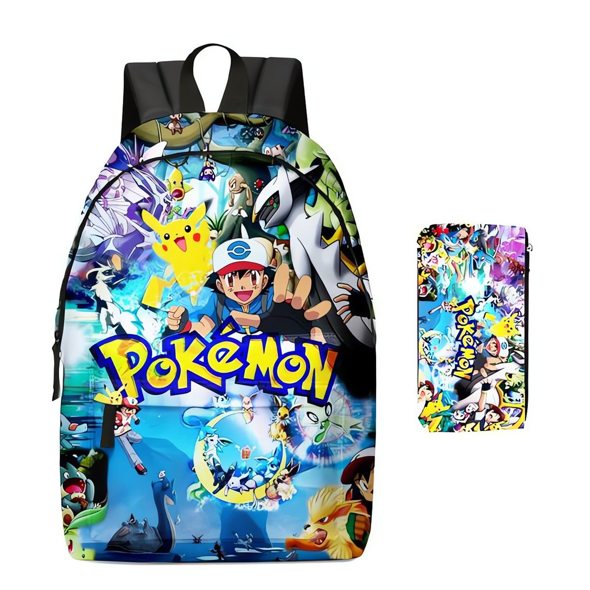 Pikachu backpack with matching pencil case – Pokémon 1
