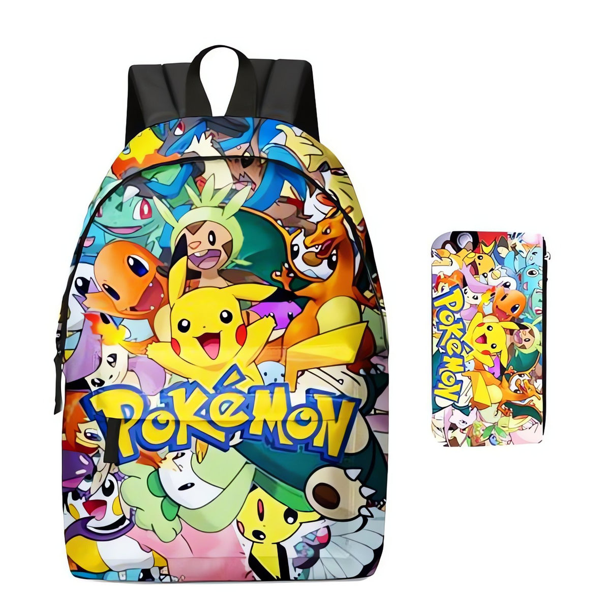Pikachu backpack with matching pencil case – Pokémon 2