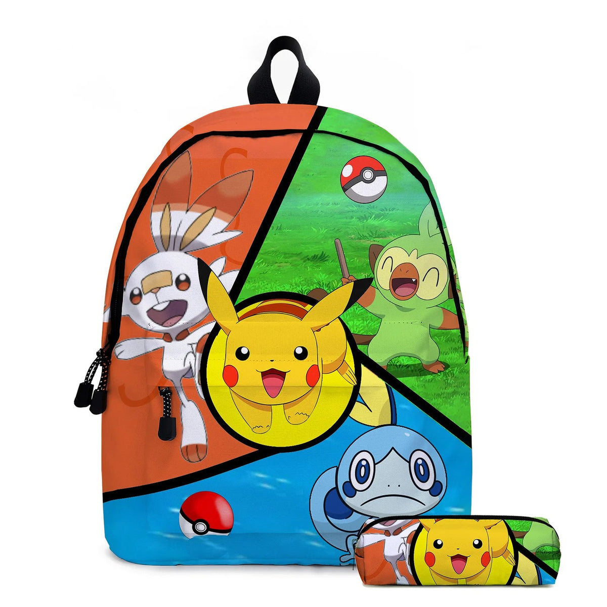 Pikachu backpack with matching pencil case – 5