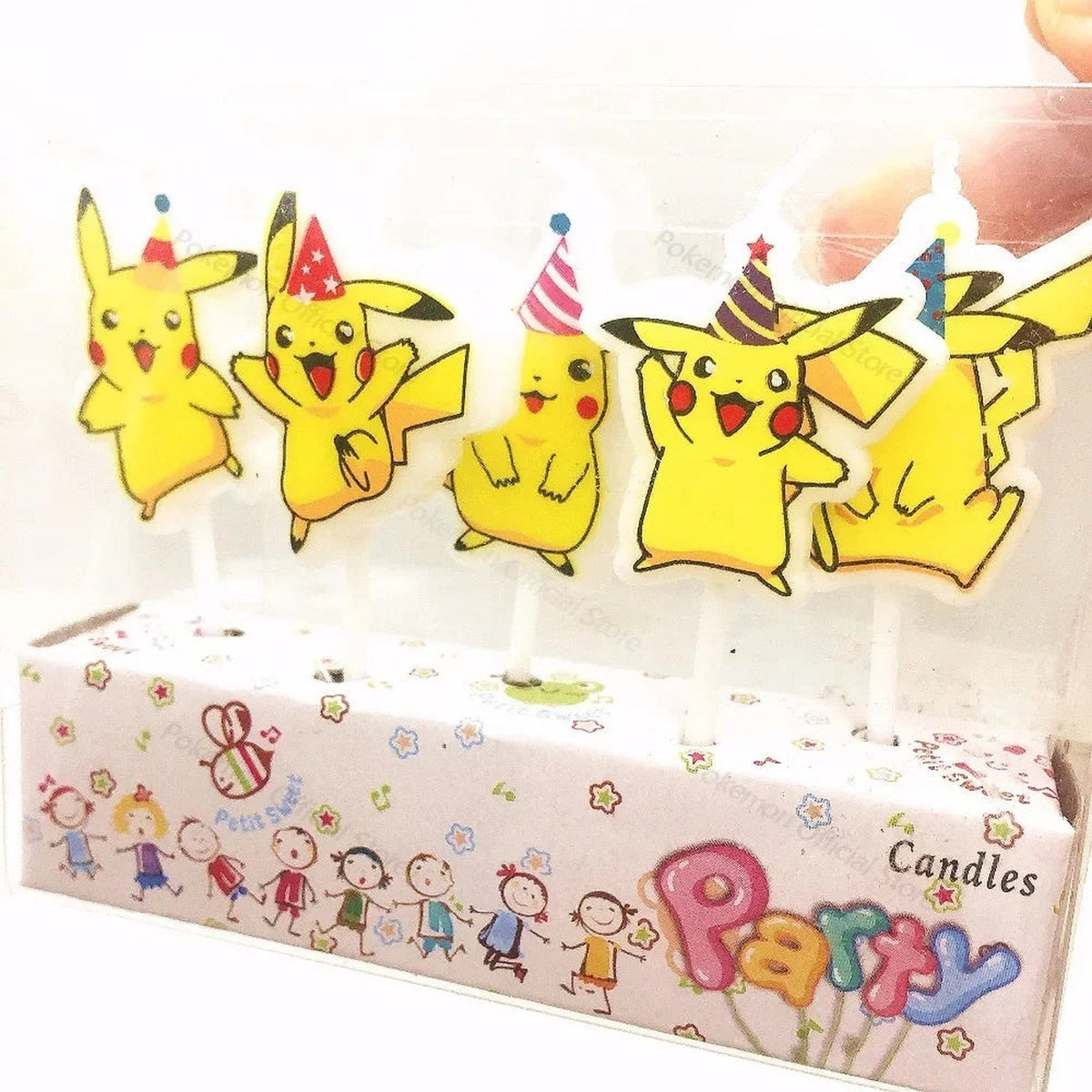 Set of five Pikachu birthday candles – photo 5