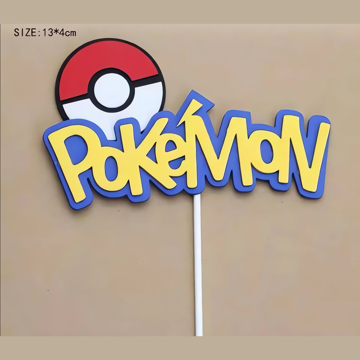 Pikachu birthday cake topper set, 13 pieces – photo 5