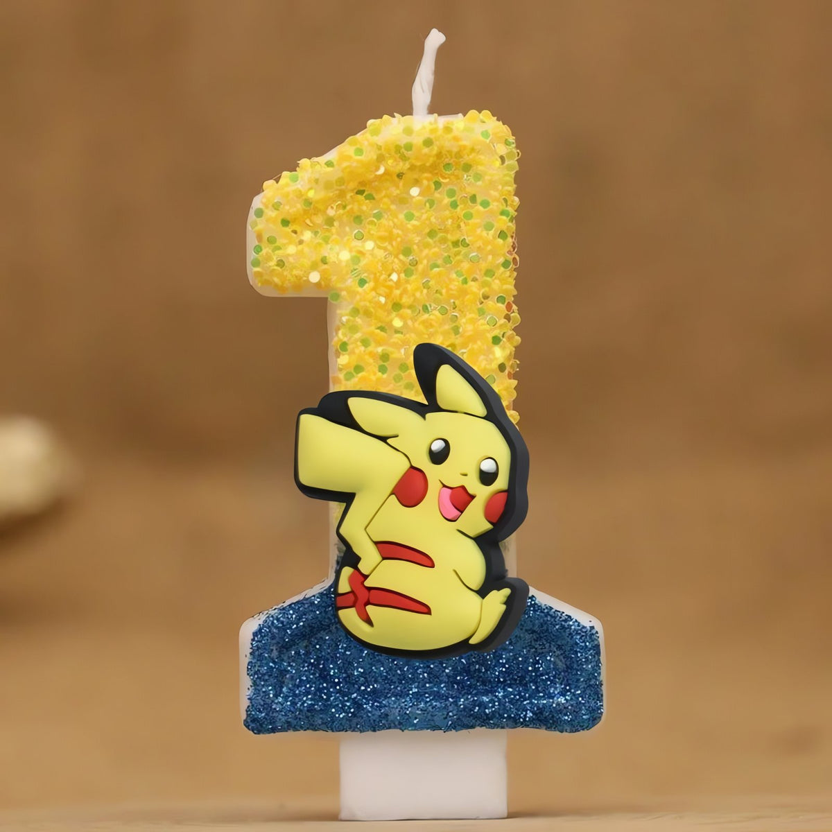 Pikachu birthday candle with number – 1