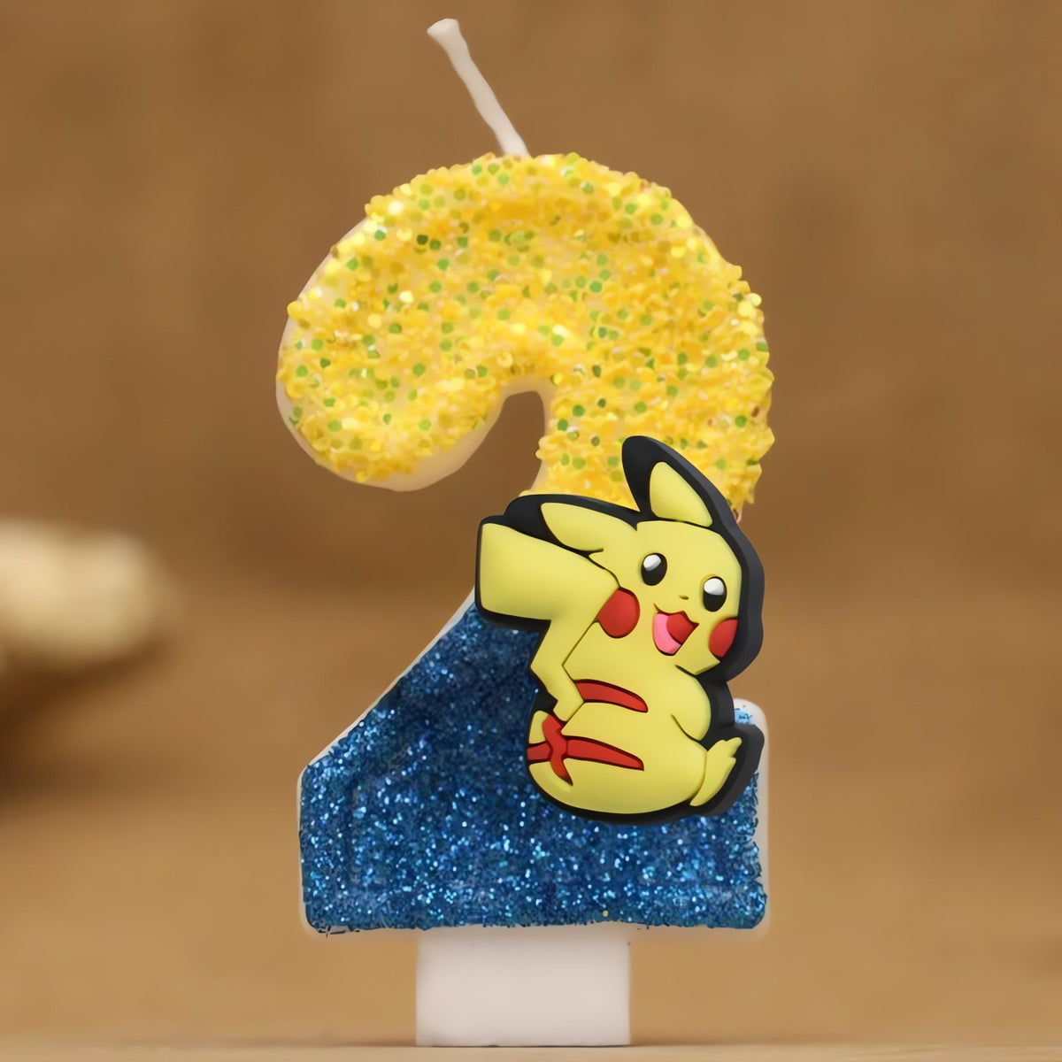 Pikachu birthday candle with number – 2