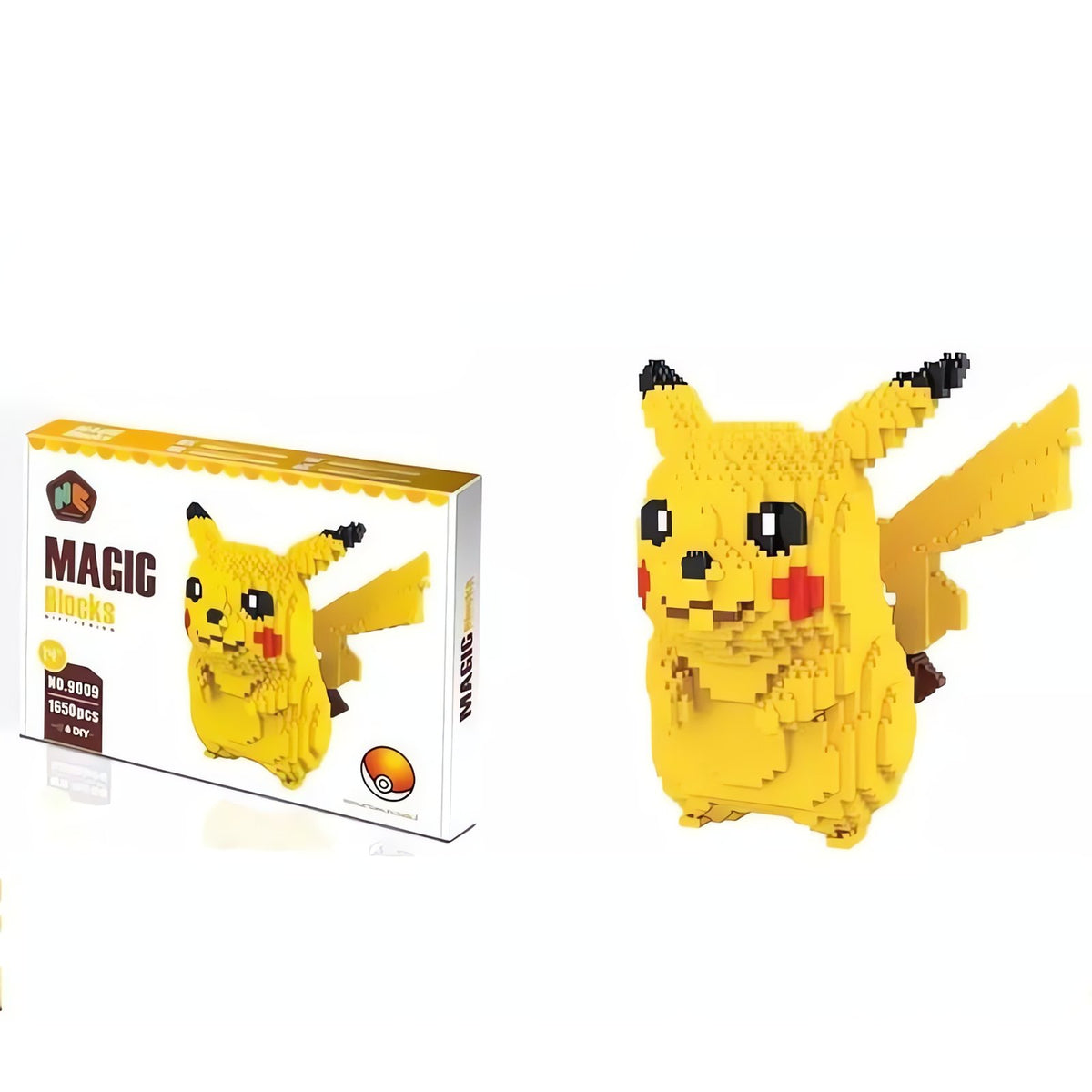 Pikachu building block set, 1,650 pieces – 9009