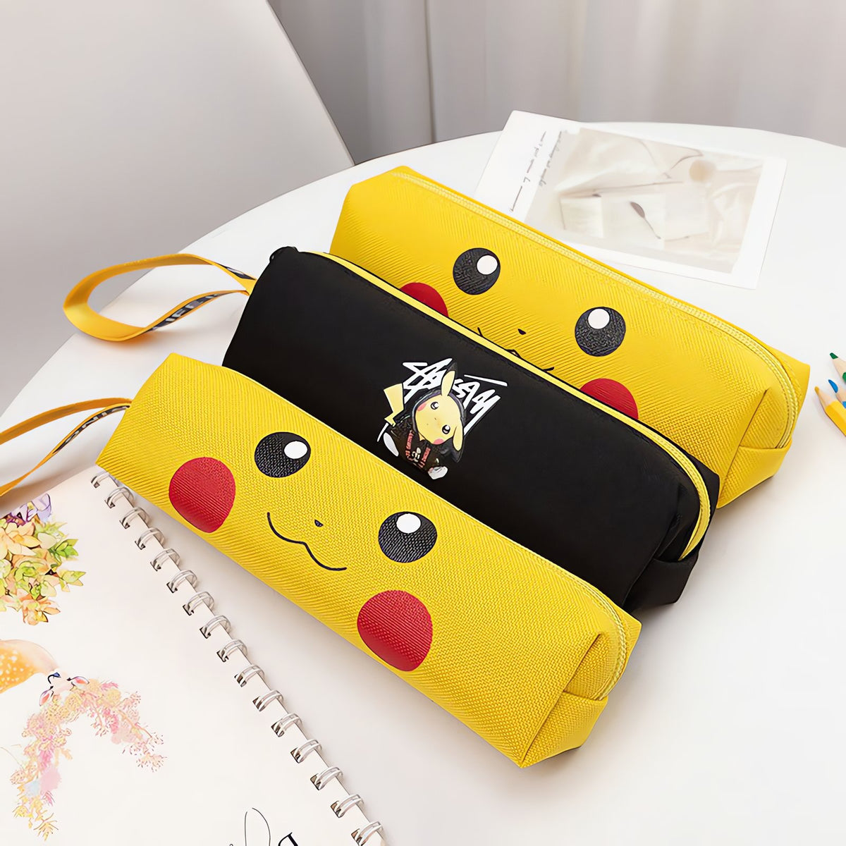 Pikachu canvas pencil case – photo 14