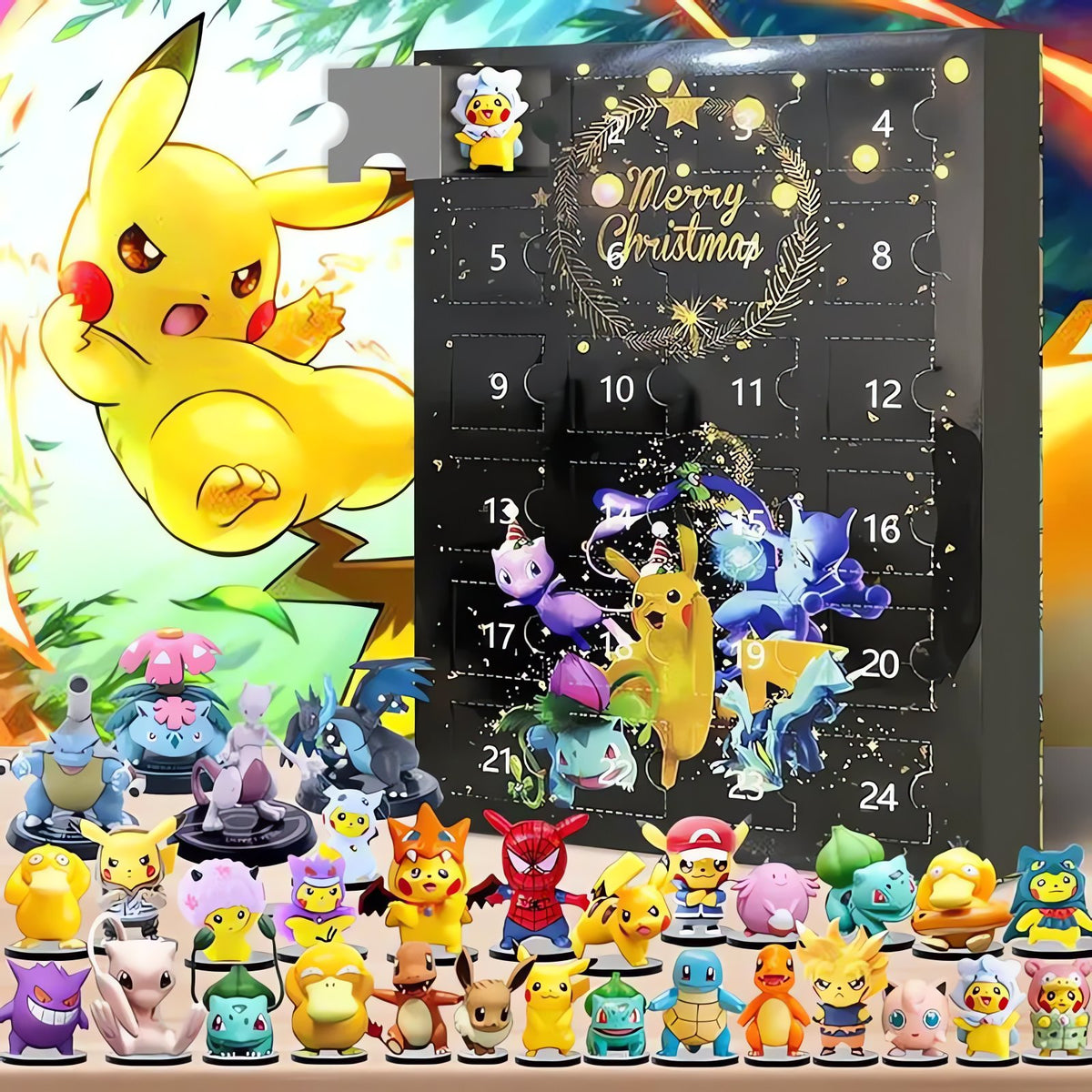 Pikachu Christmas advent calendar