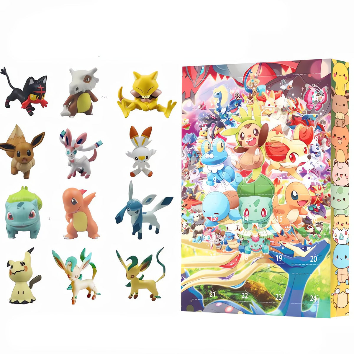 Pikachu Christmas advent calendar – Colourful Pokémon Mix