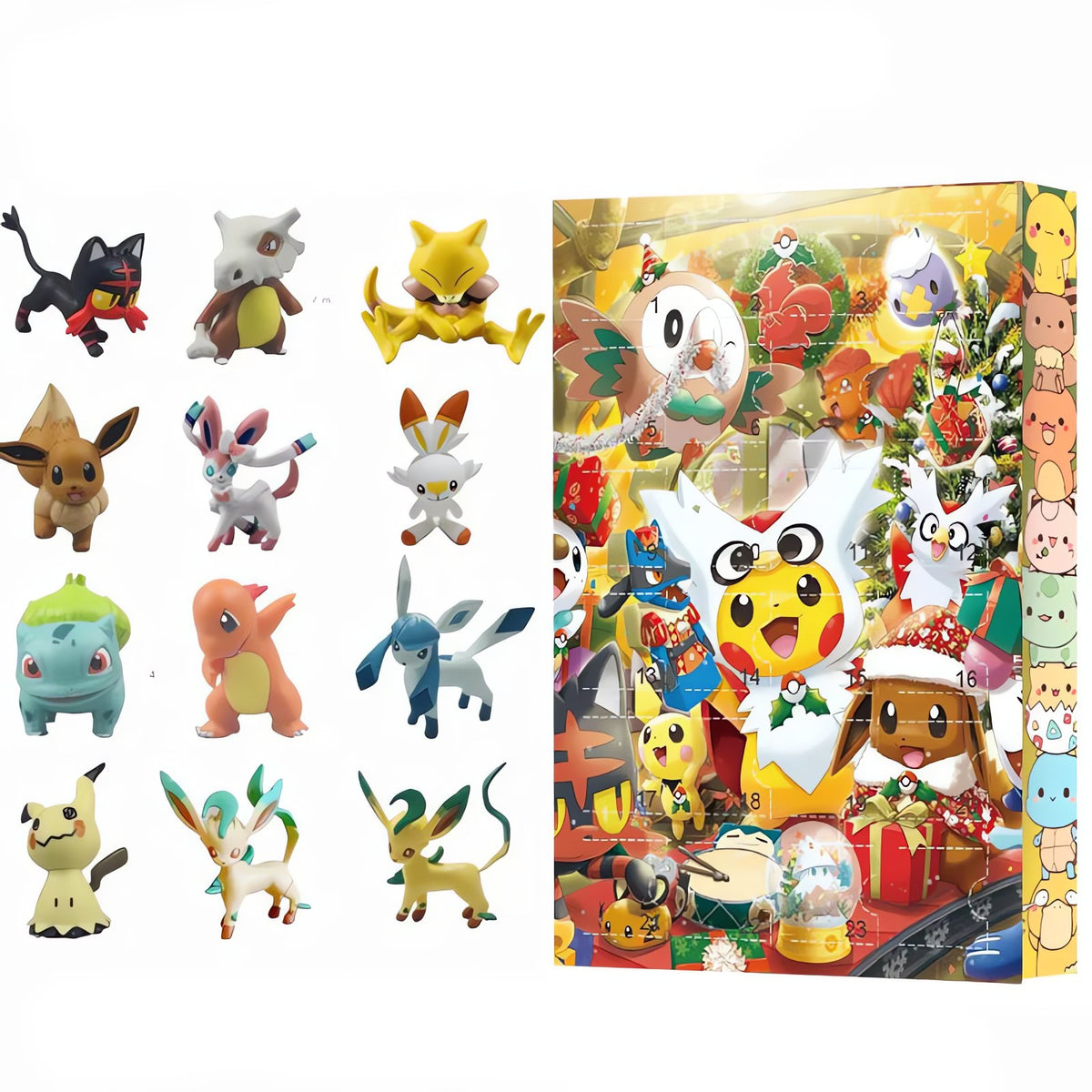 Pikachu Christmas advent calendar – Eevee and Pikachu