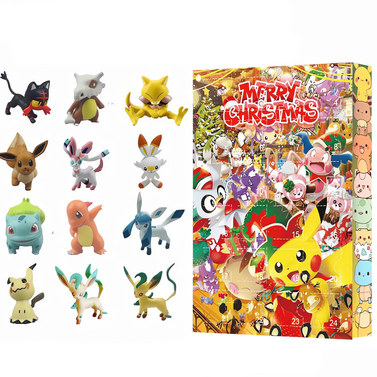 Pikachu Christmas advent calendar – Merry Christmas