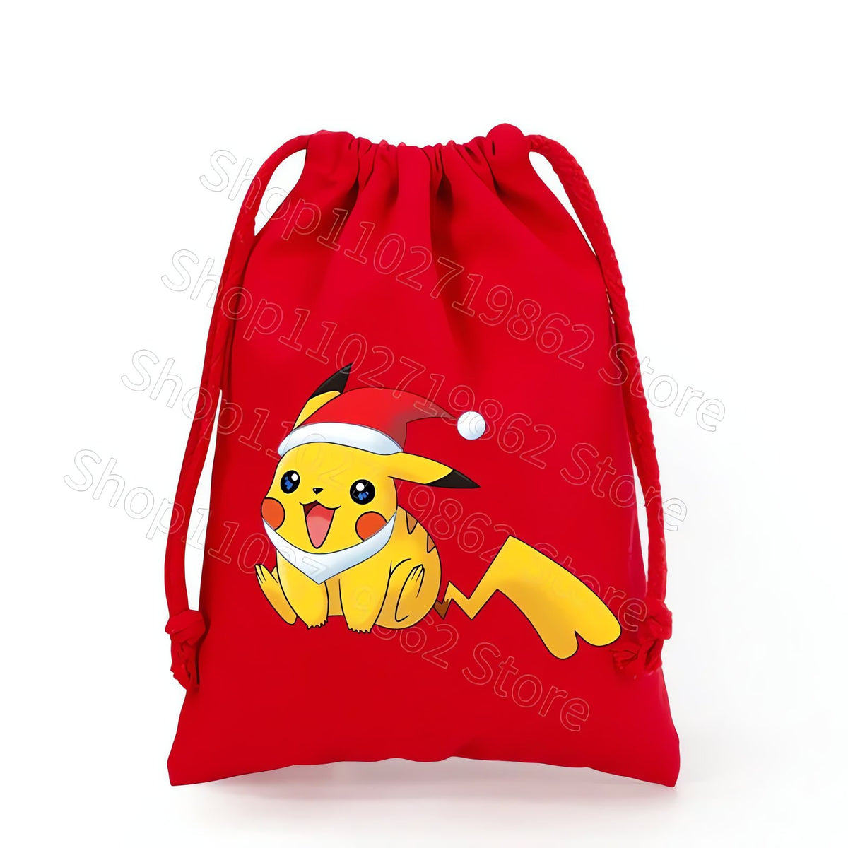 Pikachu Christmas drawstring gift bag – CWJL2303