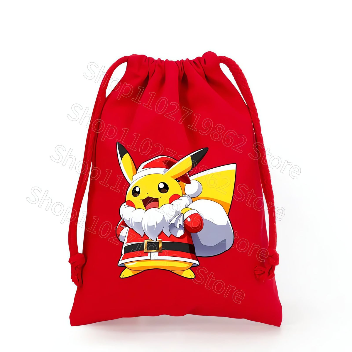 Pikachu Christmas drawstring gift bag – CWJL2304