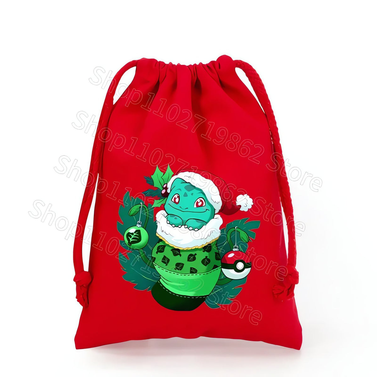 Pikachu Christmas drawstring gift bag – CWJL2307
