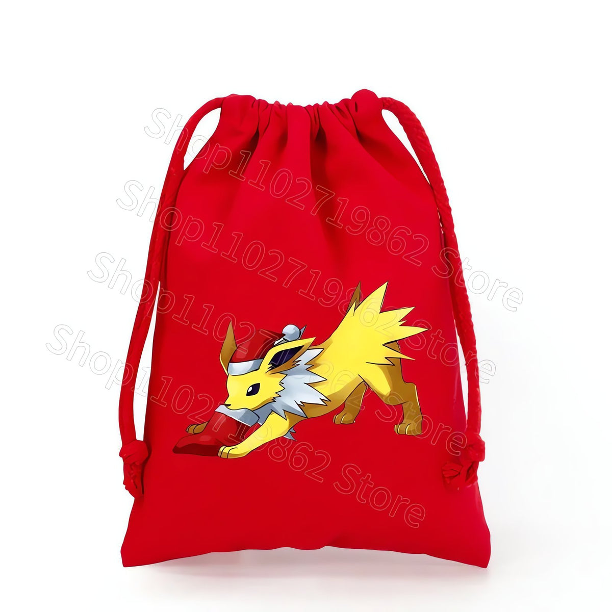 Pikachu Christmas drawstring gift bag – CWJL3004