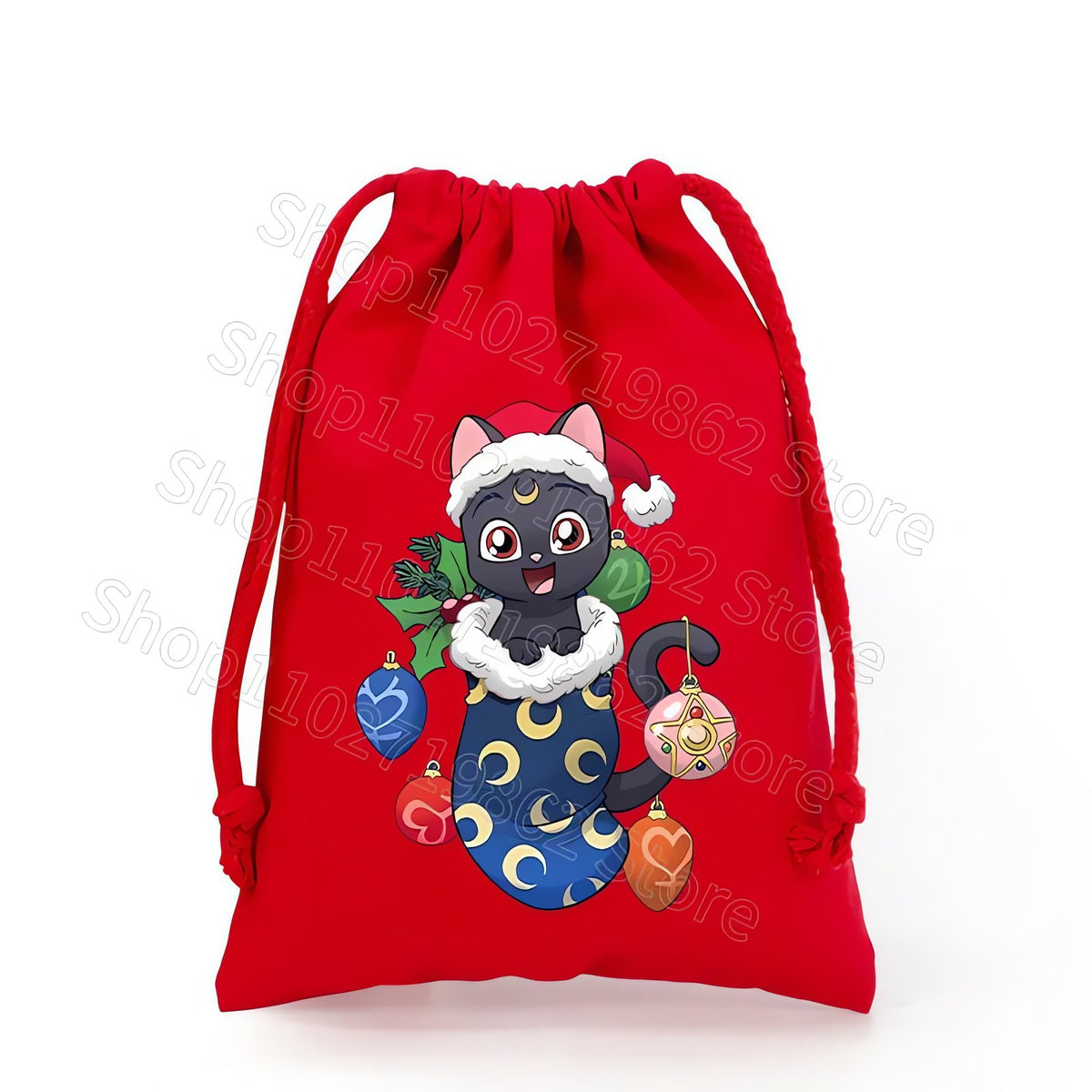 Pikachu Christmas drawstring gift bag – CWJL3006