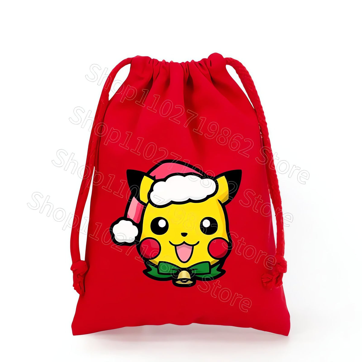 Pikachu Christmas drawstring gift bag – CWJL3008