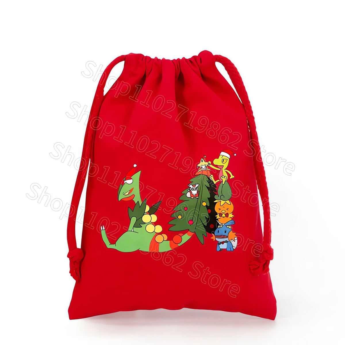 Pikachu Christmas drawstring gift bag – CWJL3011
