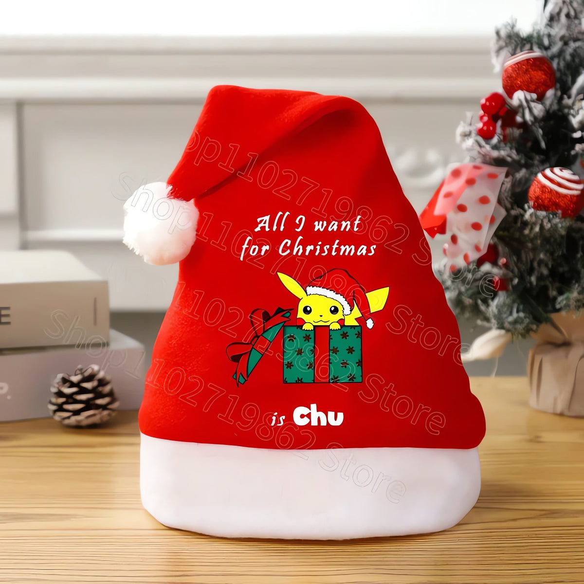 Pikachu Christmas hat – CWJL3007
