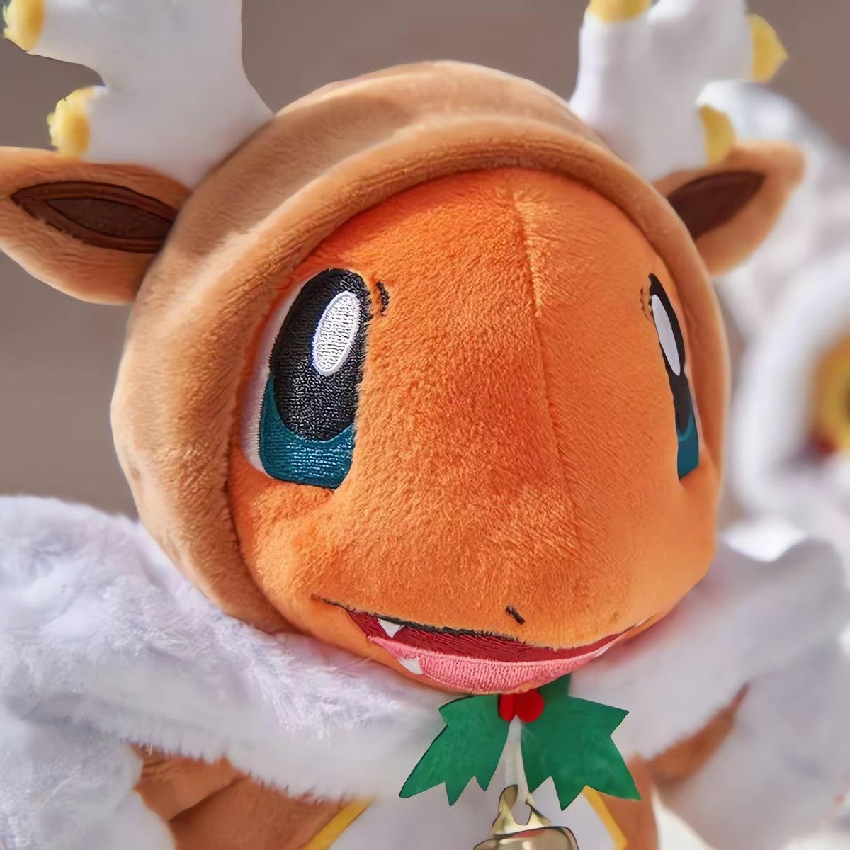 Pikachu Christmas plush toy in festive outfit – photo 3